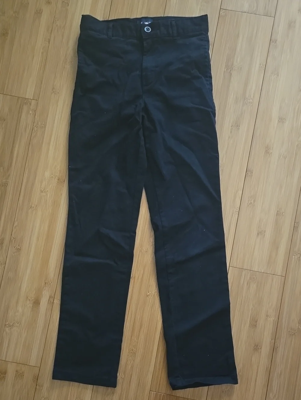 Place  Black Chinos Straight Leg - 12